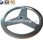 OEM Flywheel Ductile Iron Casting Flywheel with Ht200 Material